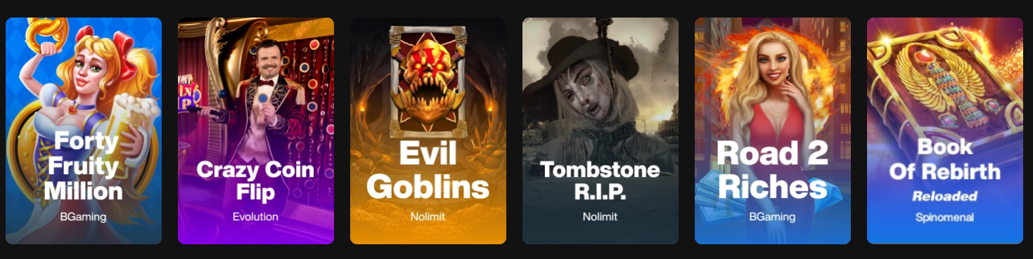 Just Casino Best Games